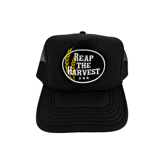 Black Trucker Cap